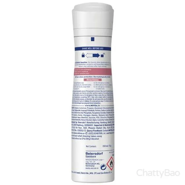 Nivea Deo Milk Sensitive Deodorant 150 ml view 2