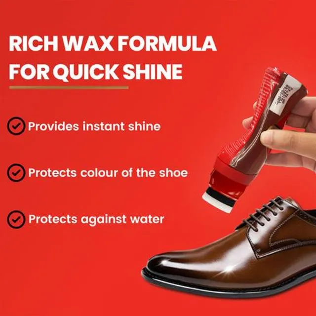 Kiwi Instant Polish Brown Leather 75 ml view 2