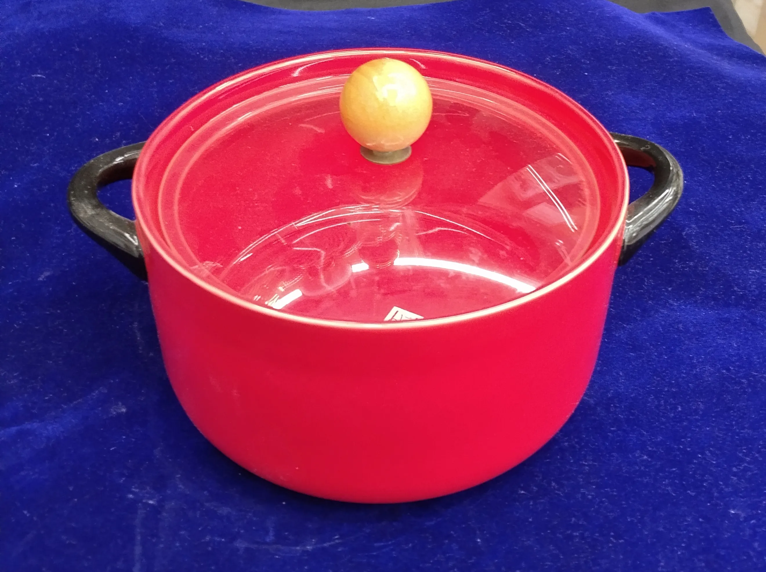 Red Casserole Pot view 2