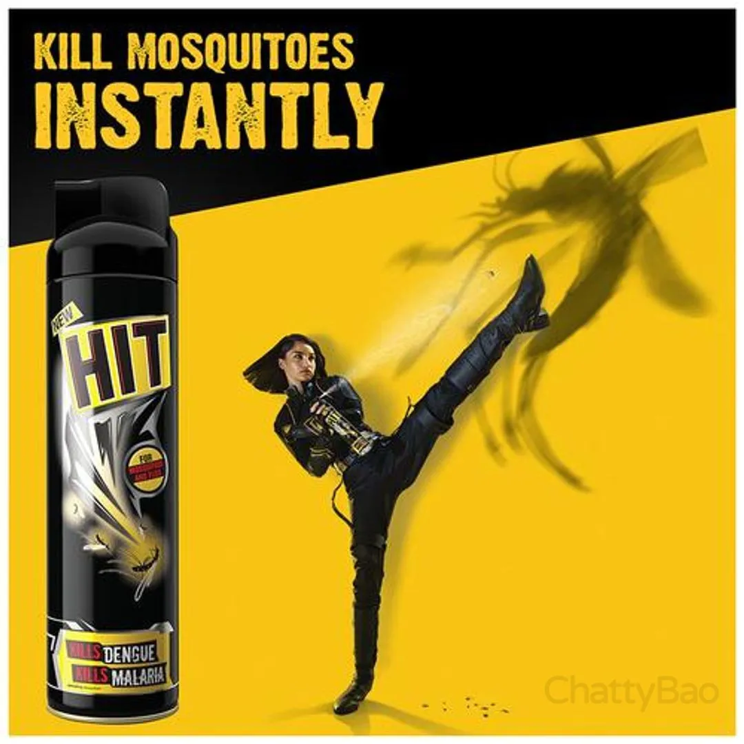 Hit Mosquito & Fly Killer Spray 400 ml view 2