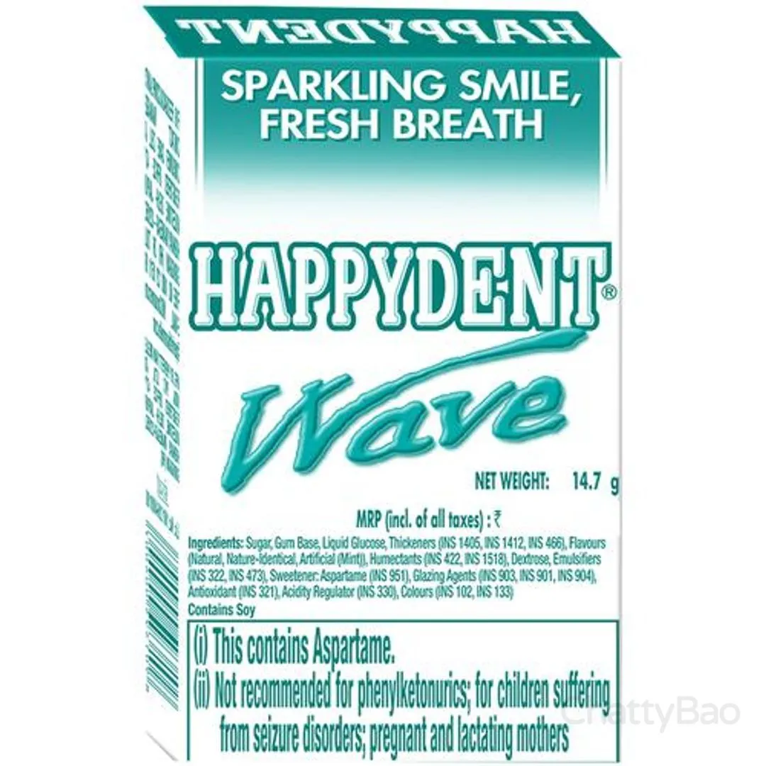 Happydent Peppermint Chewing Gum 14.7 g view 2