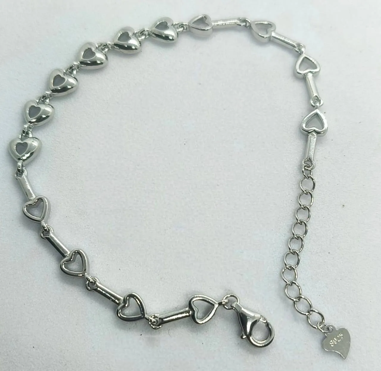 Heart Charm Bracelet (AVSBR-039) view 5