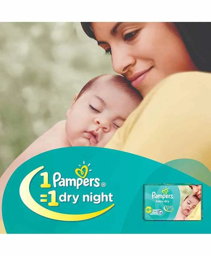 Pampers Baby Dry Medium Diapers 66 Pieces view 3