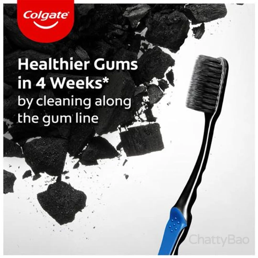 Colgate Toothbrush - Slim Soft Charcoal 1 Piece view 3