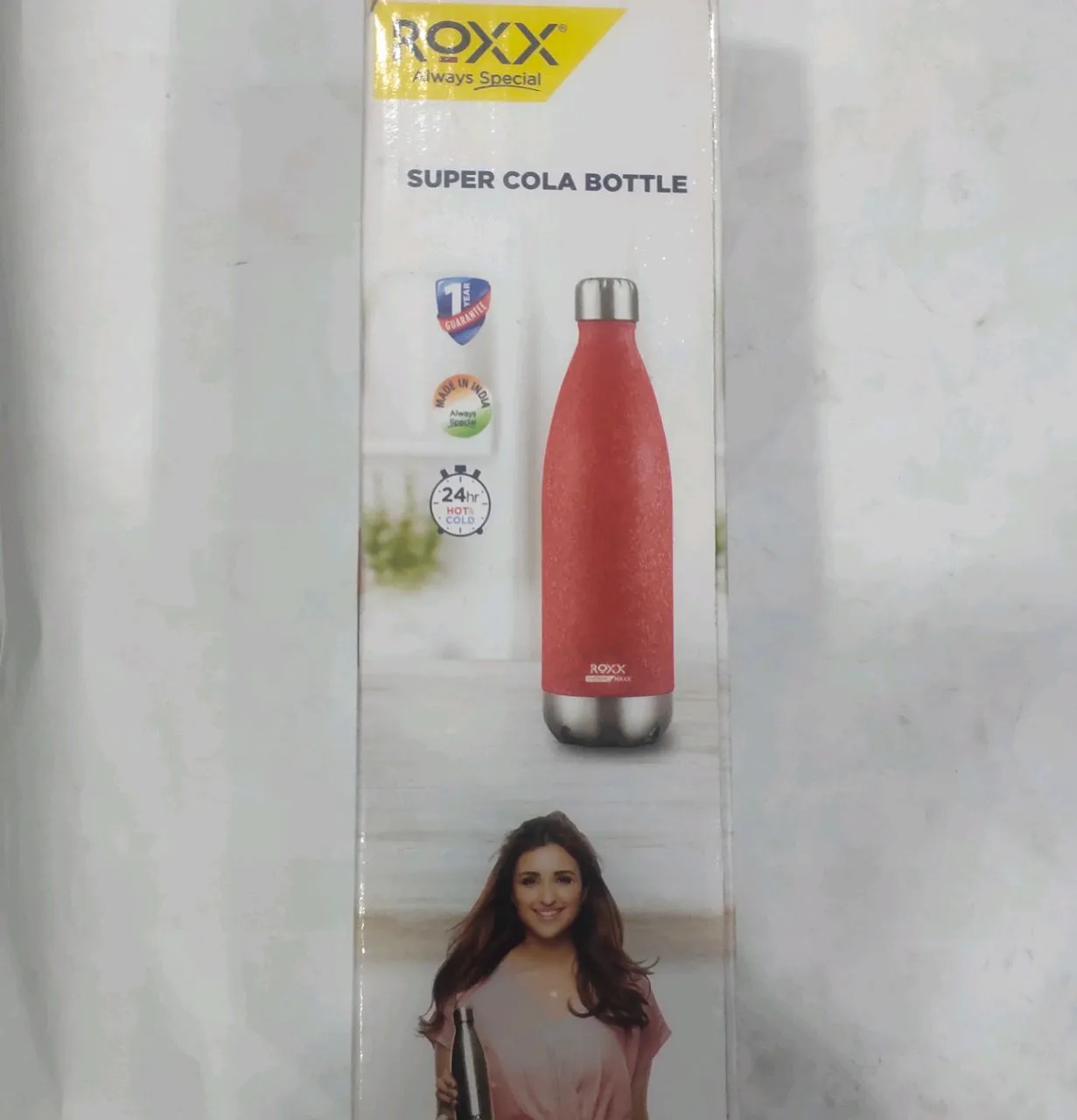 Roxx Super Cola Bottle, Blue, 1 L, 1 Pcs view 2