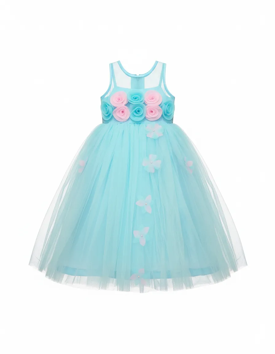 Girls Party Wear Gown Sb view 2