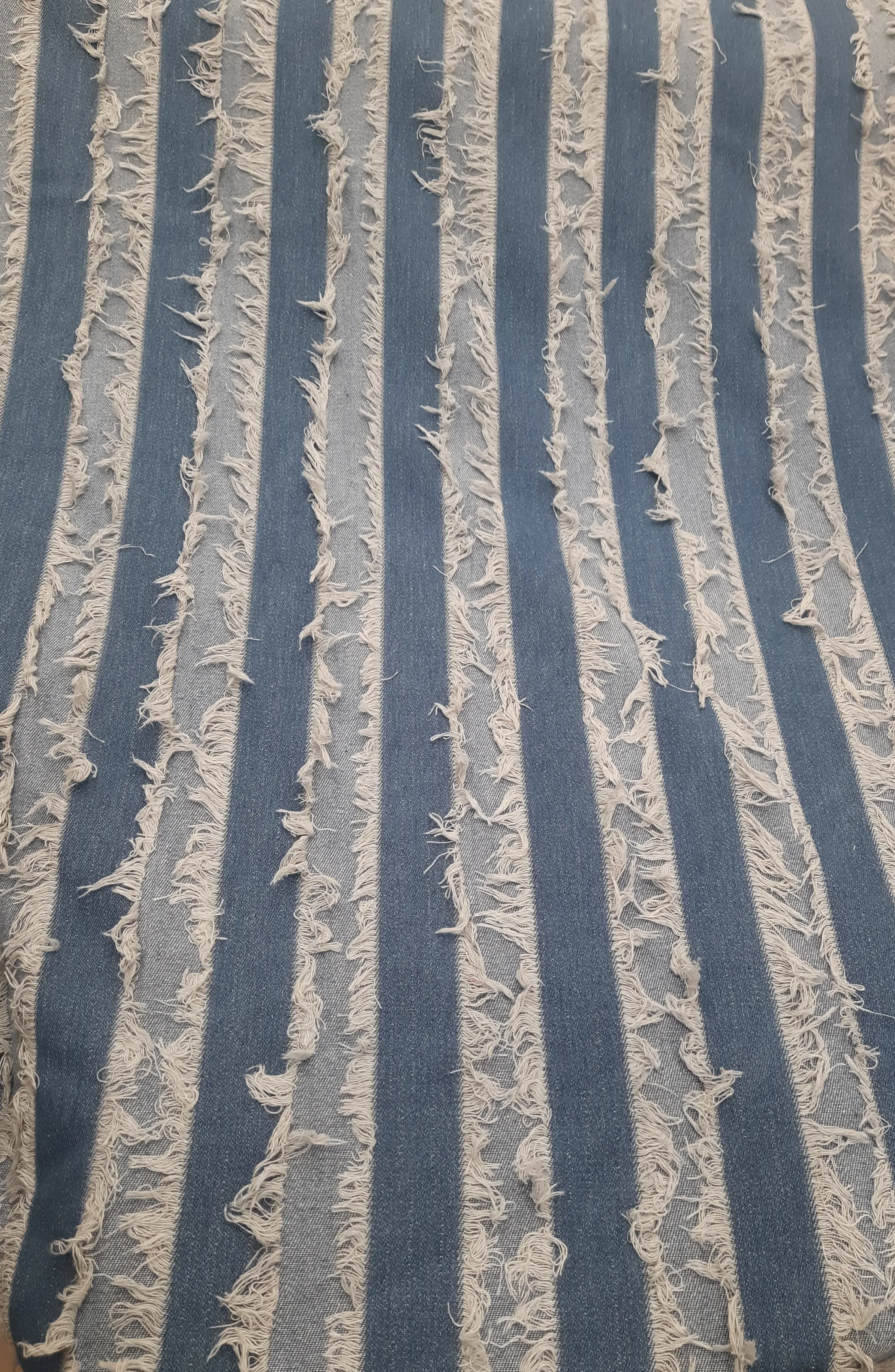 Distressed Denim Fabric view 2