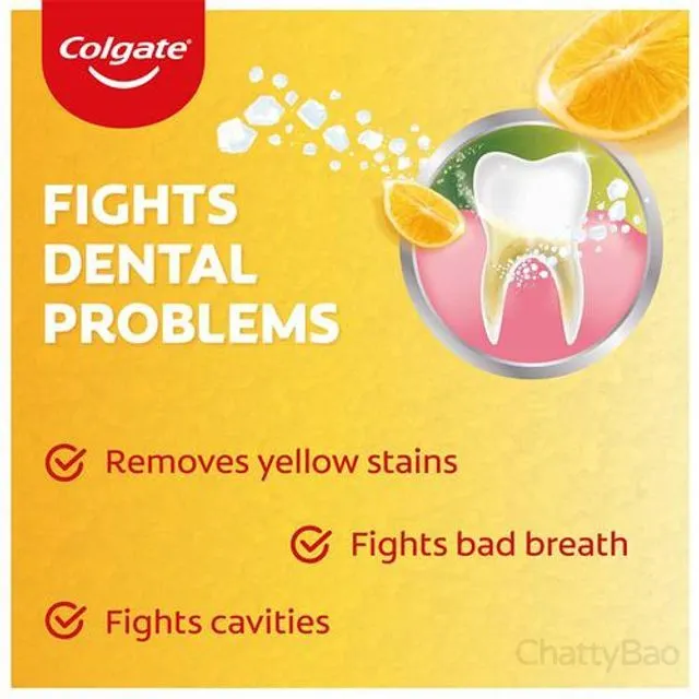 Colgate Active Salt Lemon Toothpaste 200 g view 4
