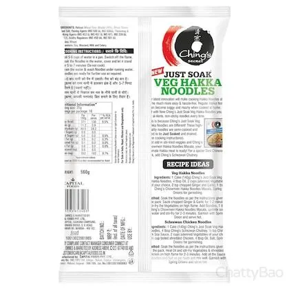 Chings Secret Veg Hakka Noodles 560 g view 2