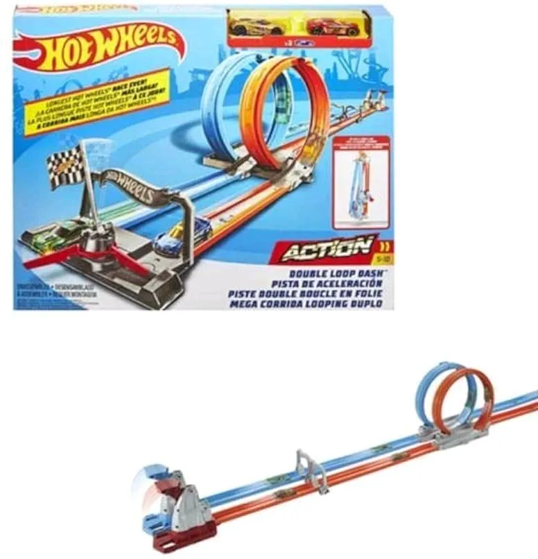 Hot Wheels Action Double Loop, 2 Cars, 5+, 1 Pcs view 2