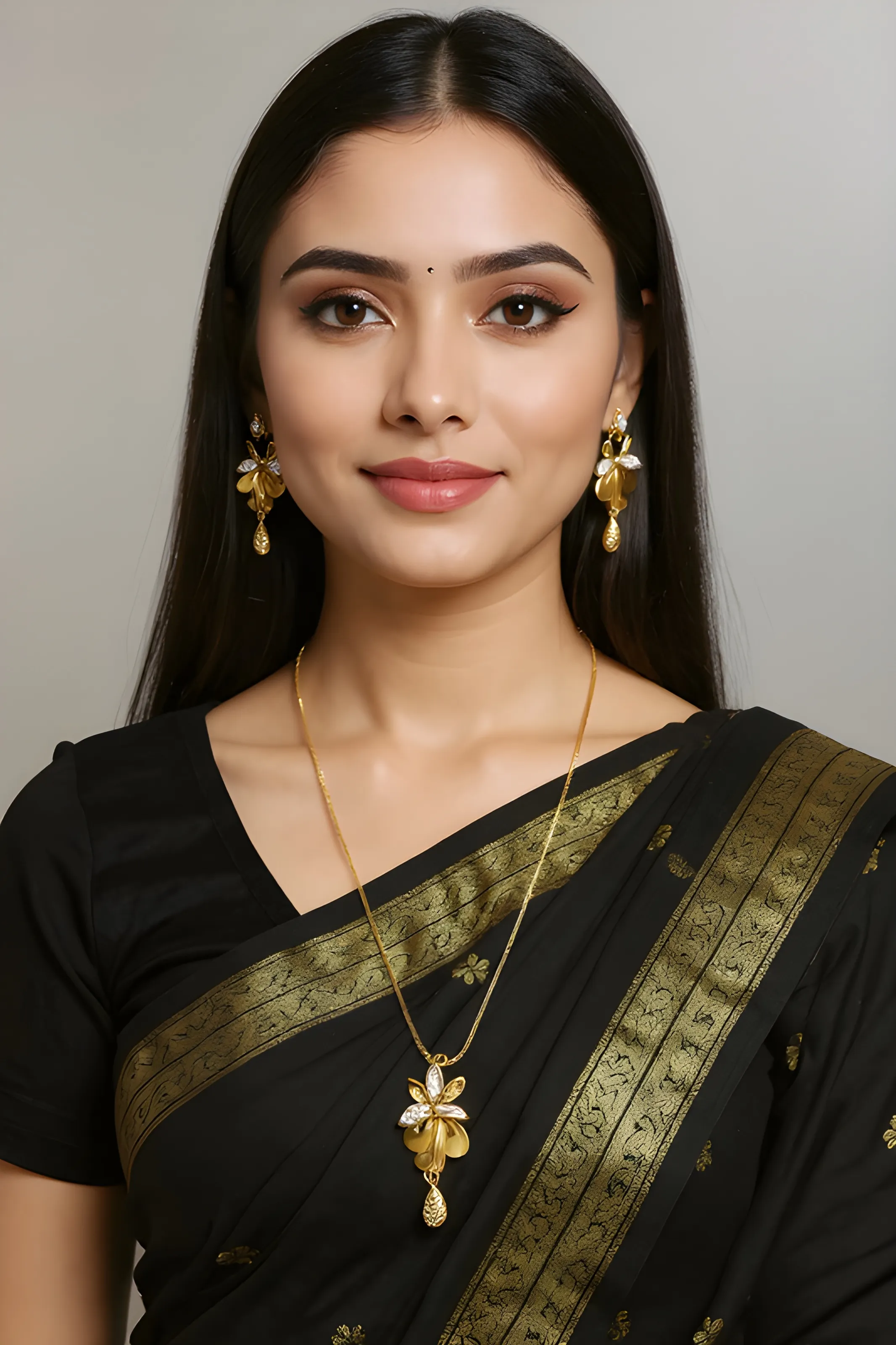 Gold Pandent Set ## view 2