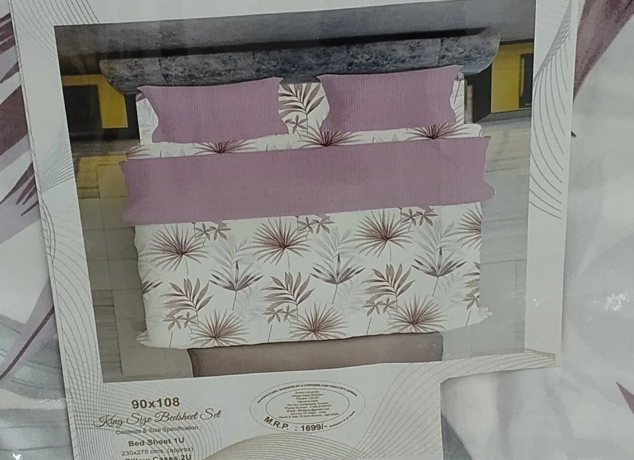 King Size Bedsheet Set view 2