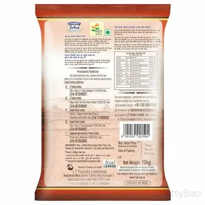 Daawat Basmati Rice - Sehat Mogra 10 Kg view 2
