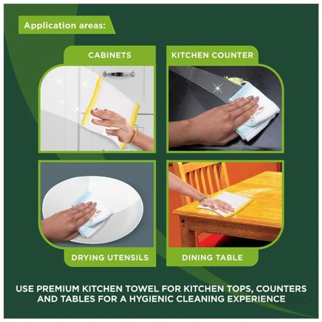 Scotch Brite Premium Kitchen Towel Cloth 3 Pieces view 4