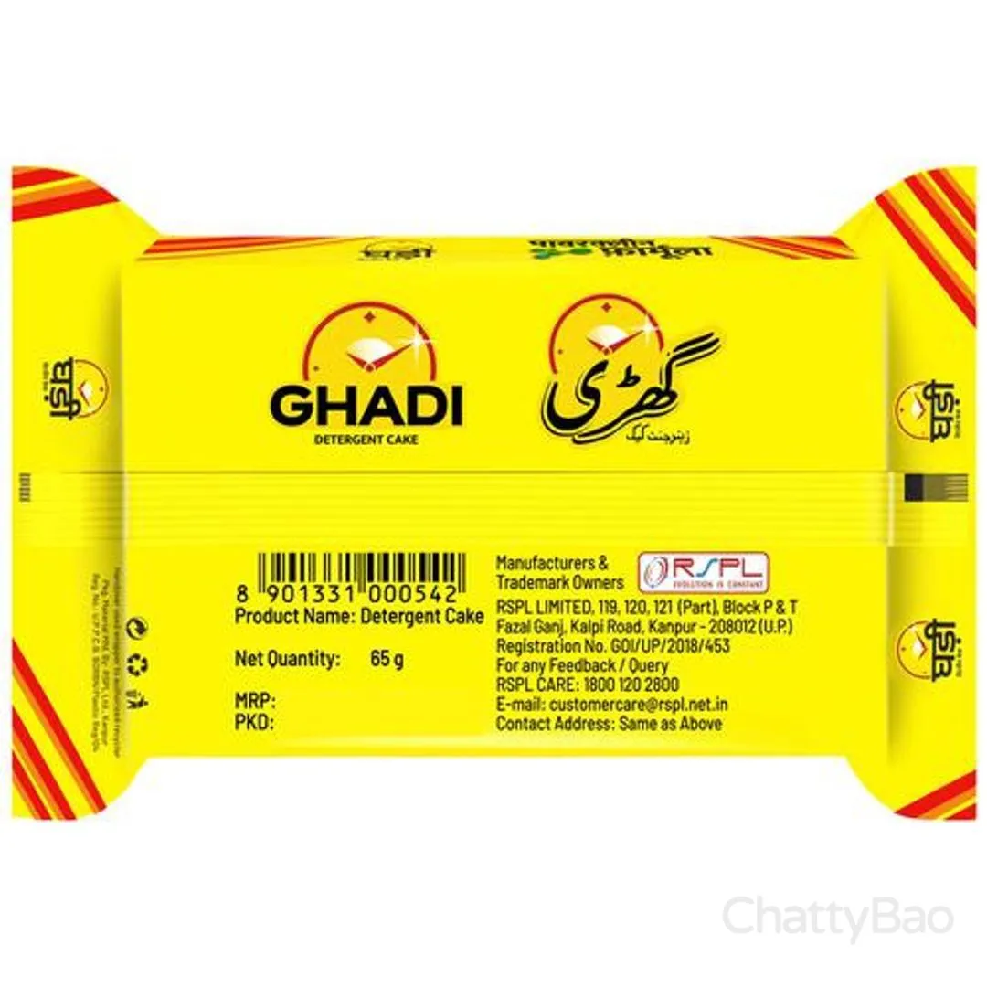 Ghadi Detergent Bar 60 g view 2