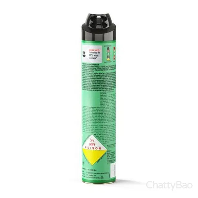 Baygon Max Mosquito & Fly Killer Spray - Regular 625 ml view 2