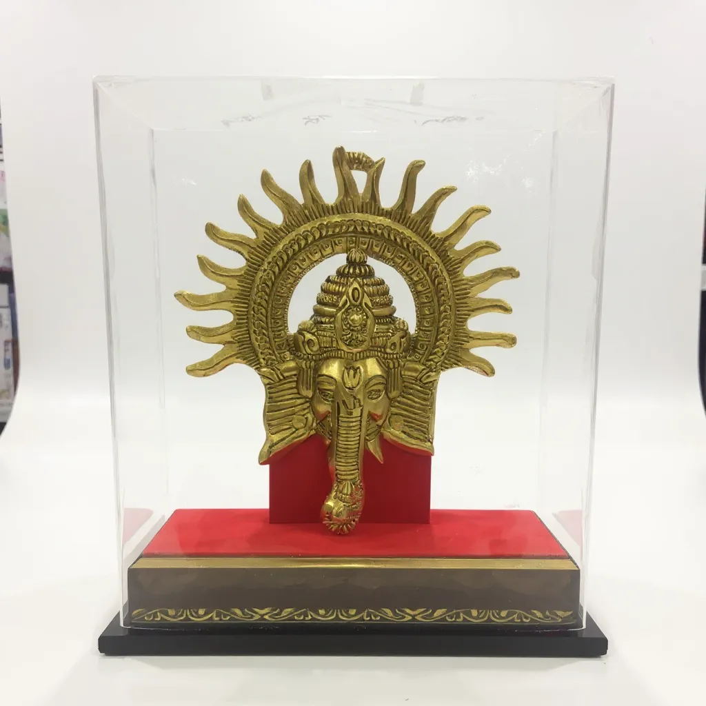 Brass Lord Ganesha Statue view 2