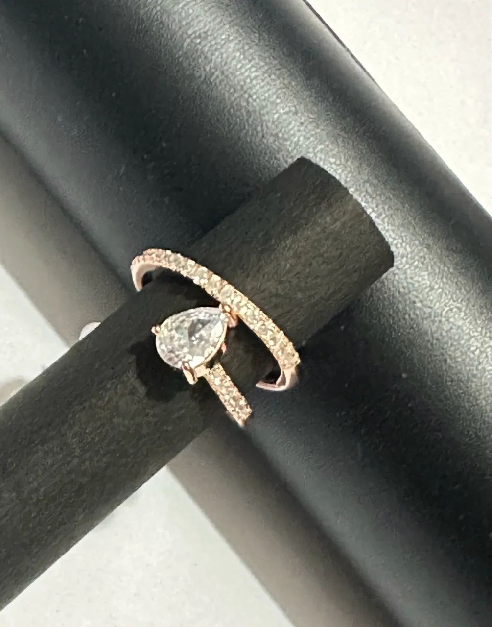 Diamond Rose golden Ring view 2