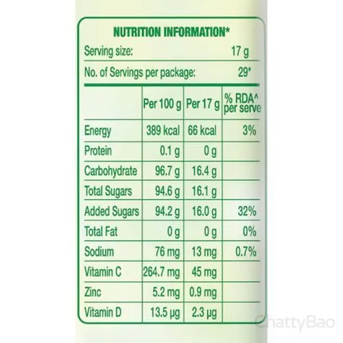 Tang Mango Instant Drink Mix 500 g view 3