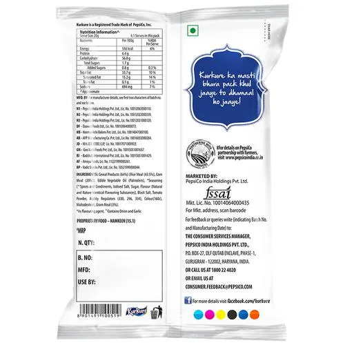 Kurkure Masala Munch Namkeen 82 g view 2