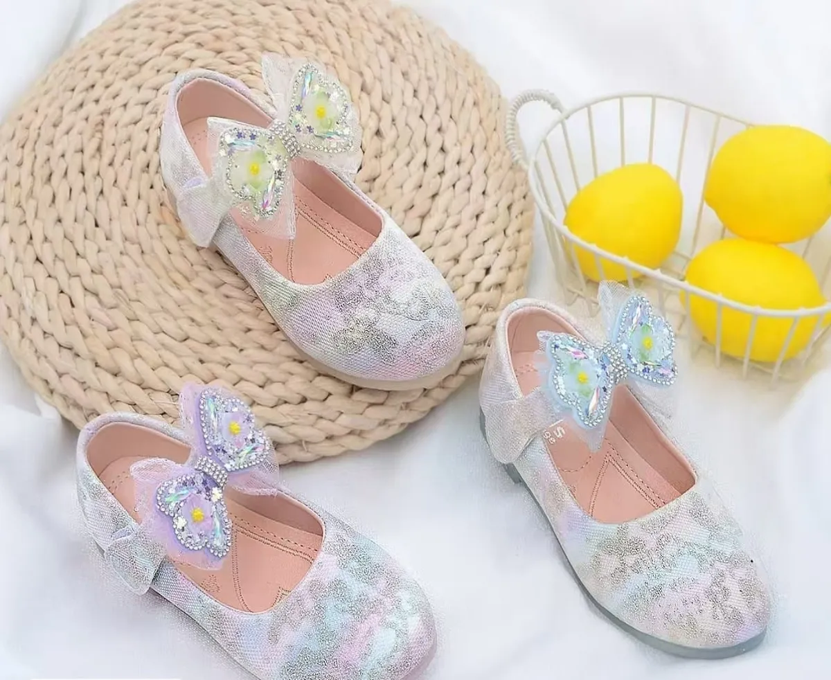 Glitter Butterfly Flats view 2