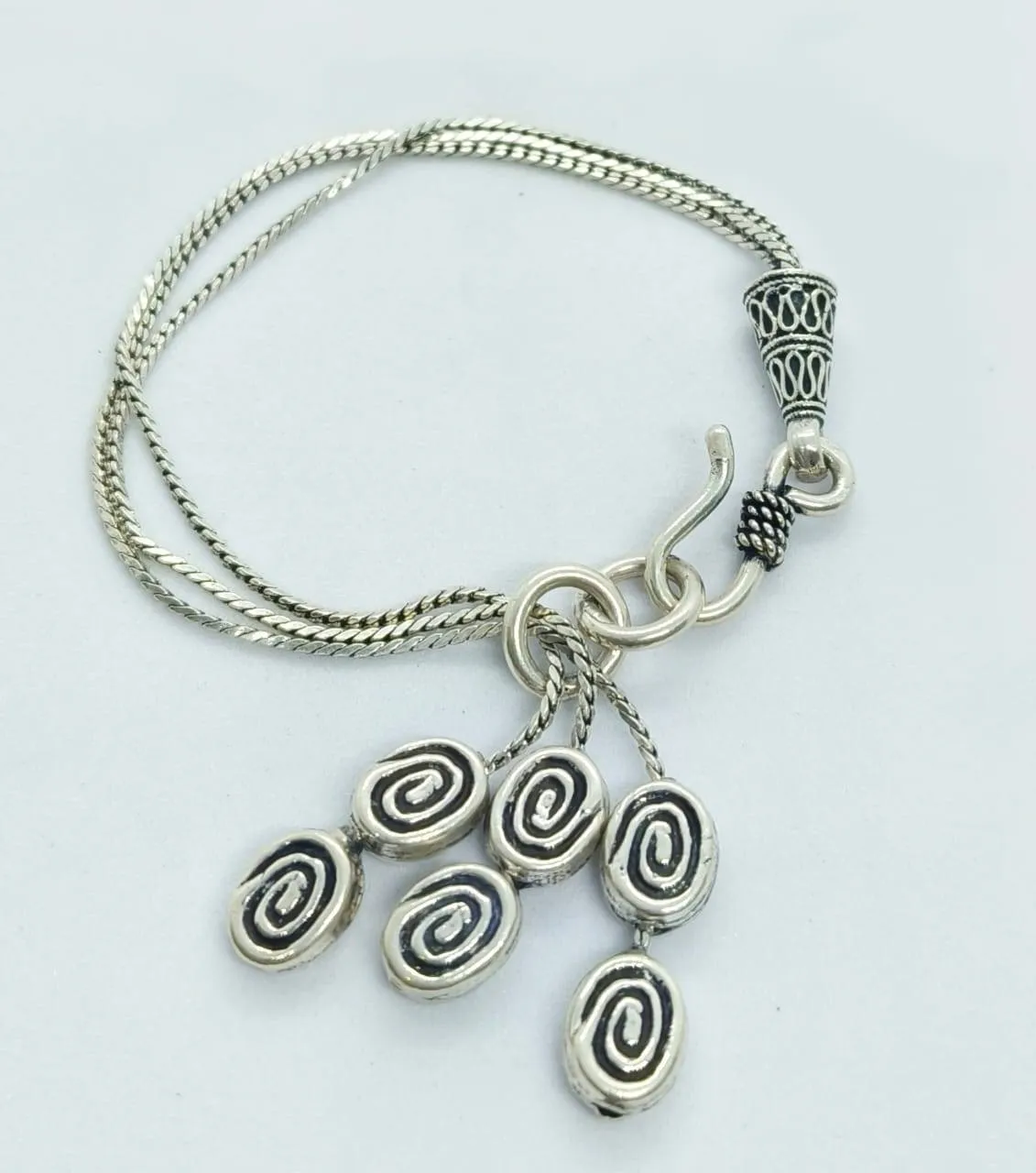 Spiral Charm Bracelet (AVSBR-032)