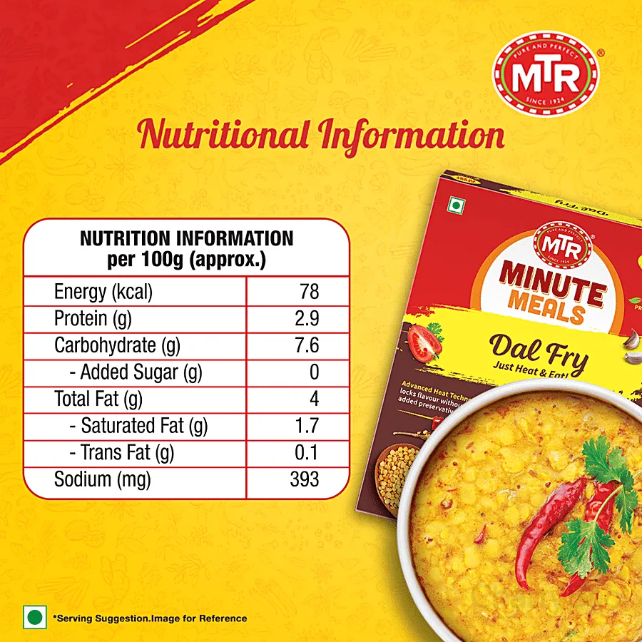 MTR Ready to Eat - Dal Fry 300 g view 3