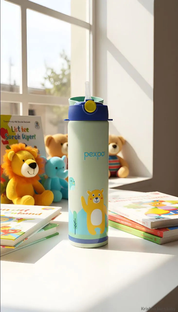 Pexpo Tritan Kids Water Bottle view 2
