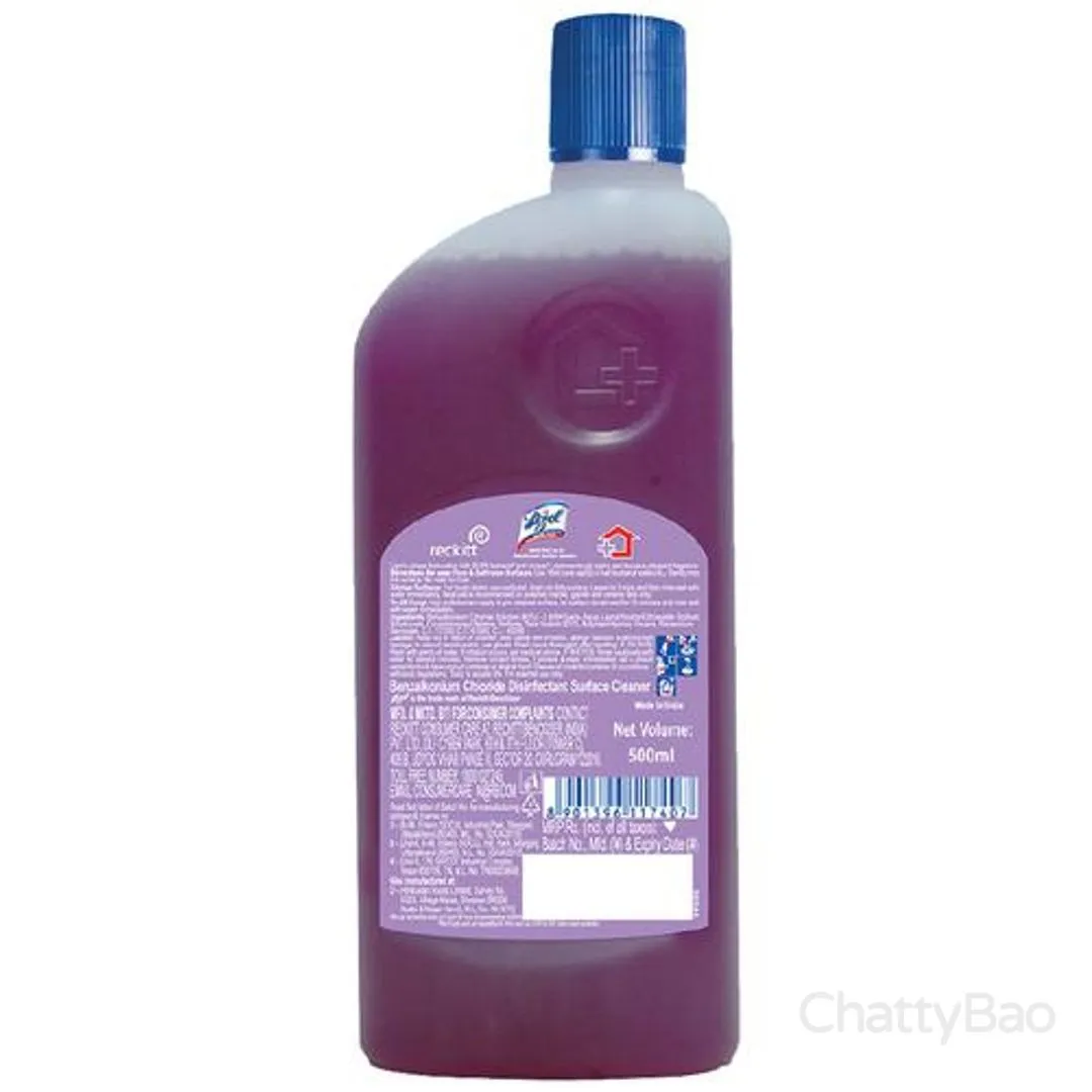 Lizol Disinfectant Surface & Floor Cleaner - Lavender 500 ml view 2