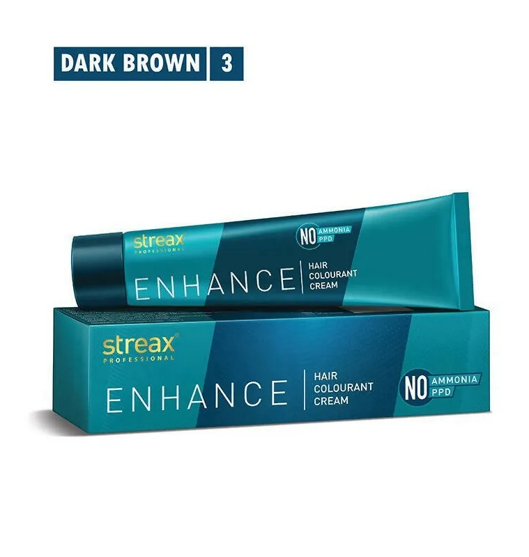 Streax Professional Hair Color 03 Dark Brown 60gm view 2