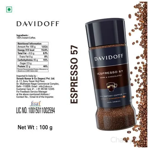 Davidoff Espresso 57 Instant Coffee 100 g view 6