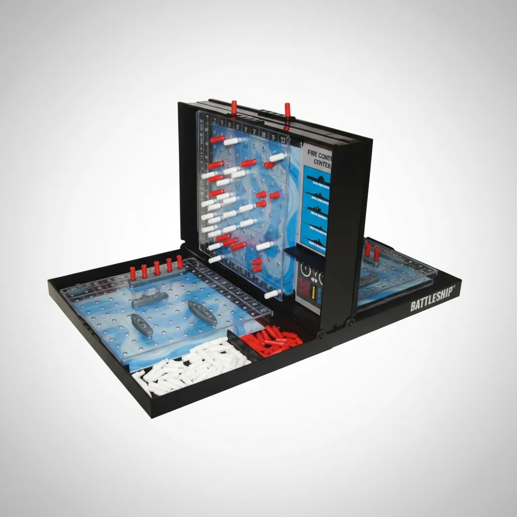 Hasbro Gaming Battleship Board Game, Classic Strategy Play for Kids and Adults, for Boys & Girls Ages 7 and Up, for 2 Players, Birthday Gift view 5