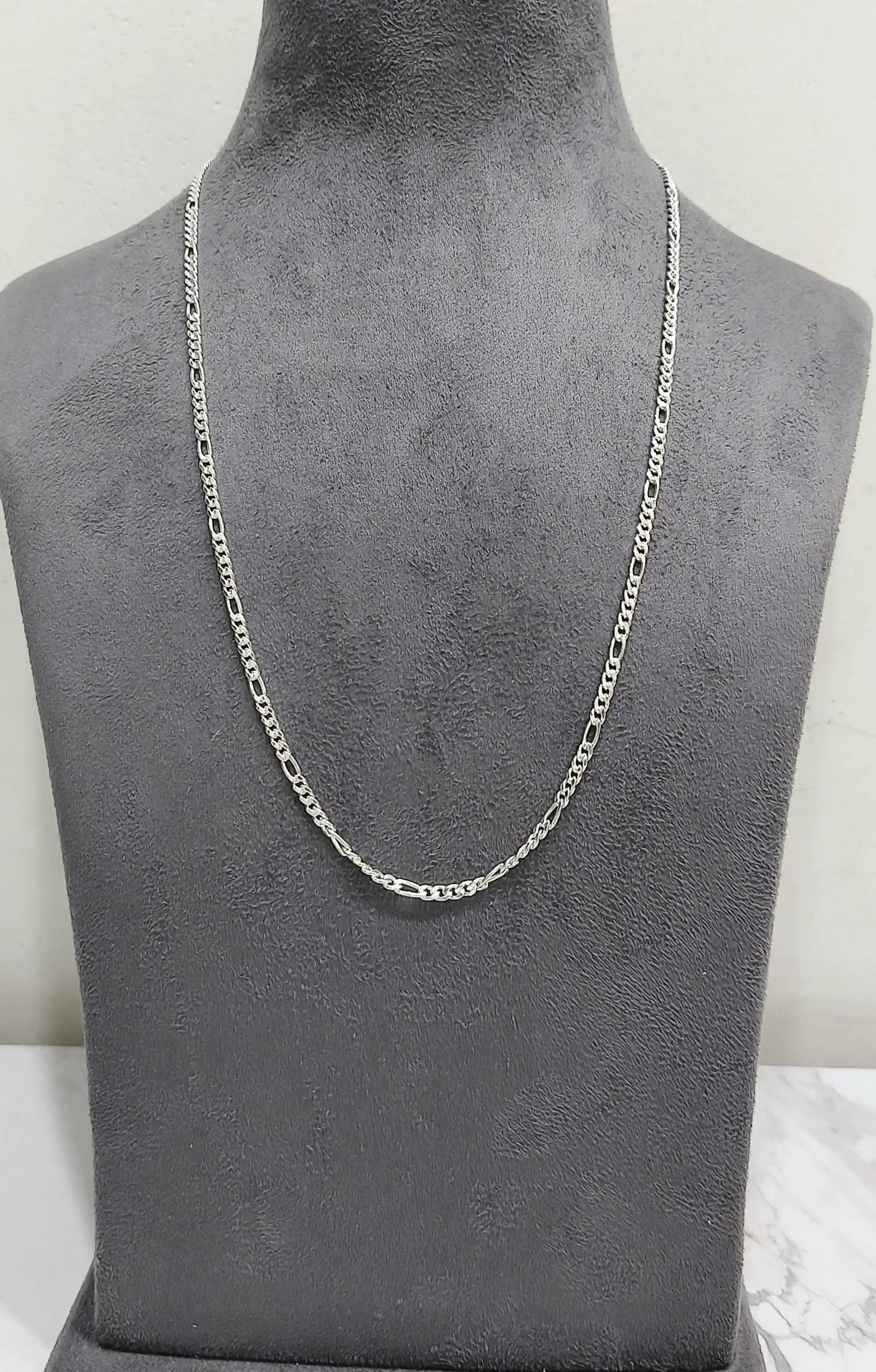 Silver Chain Necklace (AVSC-50) view 3