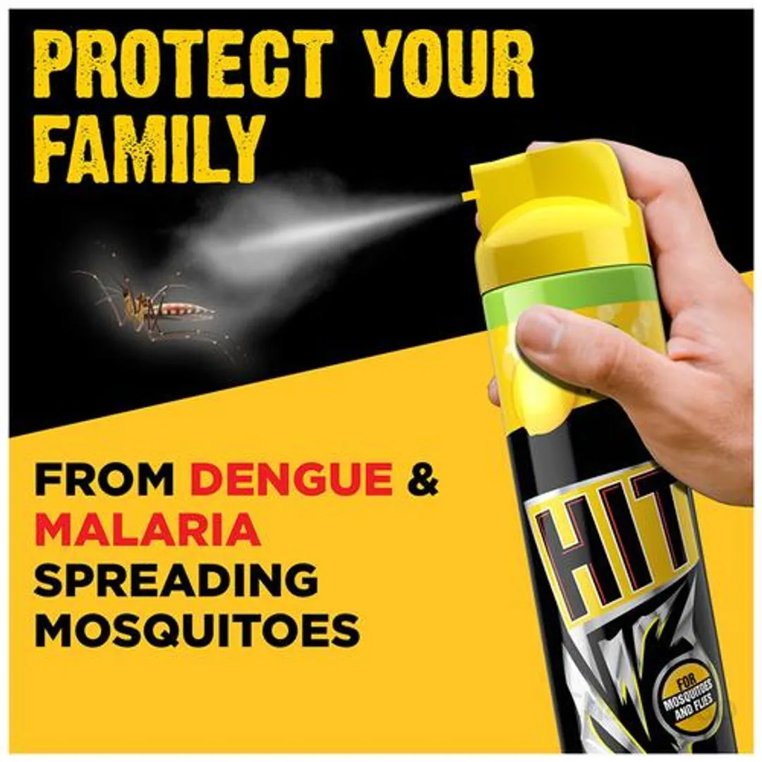 Hit Mosquito & Fly Killer Spray - Lime Fragrance 400 ml view 3