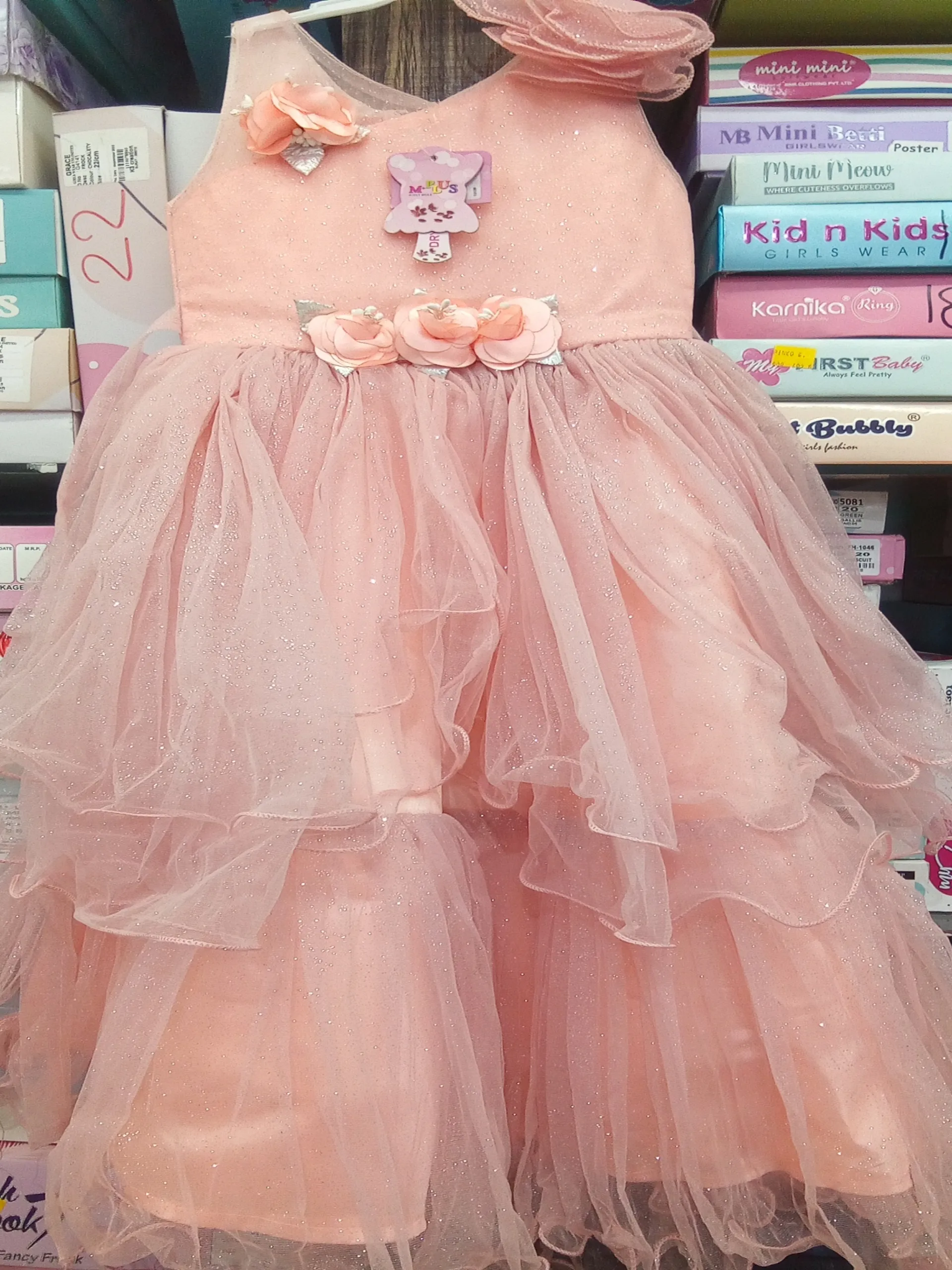 Girls Party Wear Gown Pch view 3