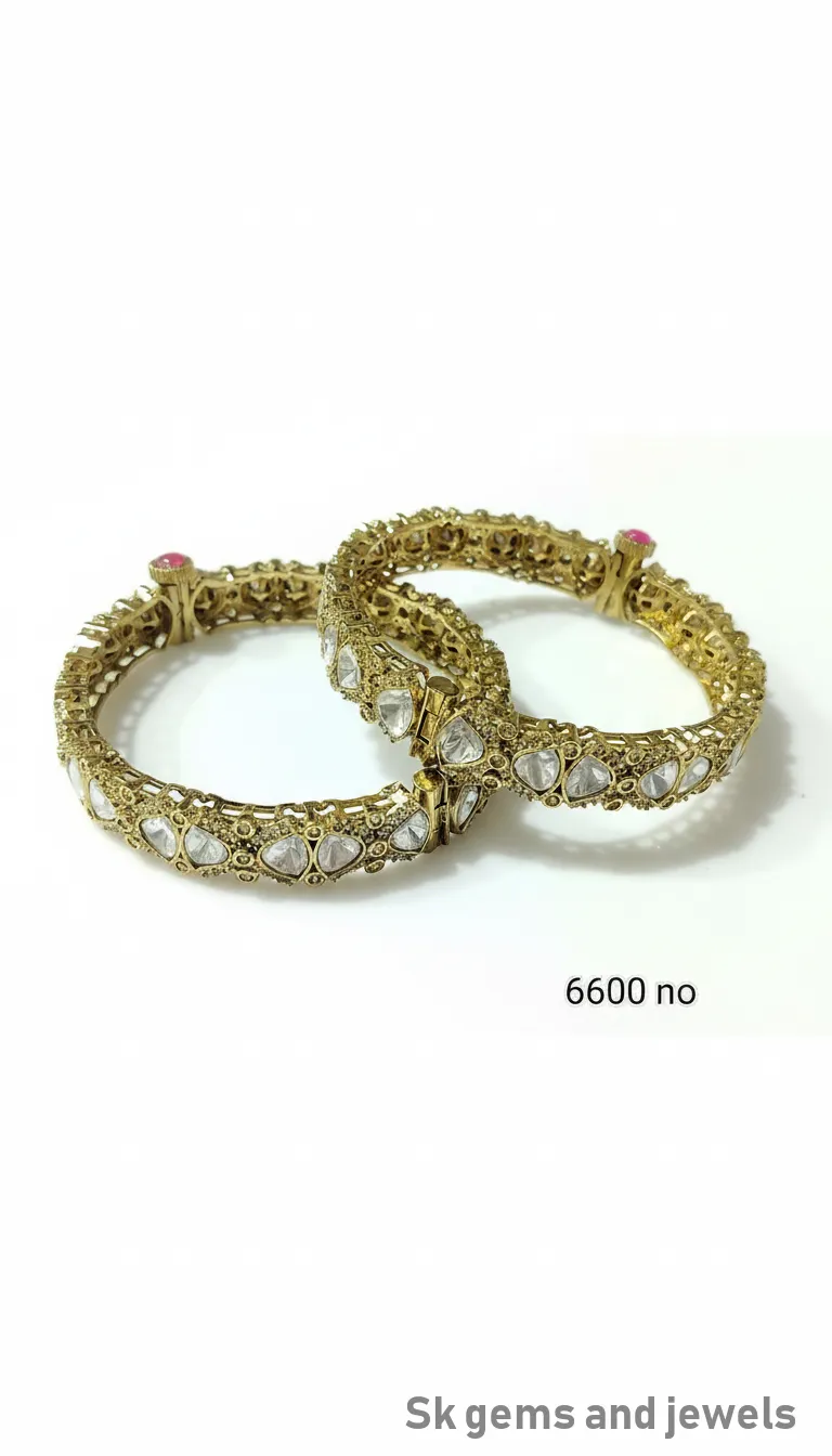 Gold-Toned Bangle Set view 2