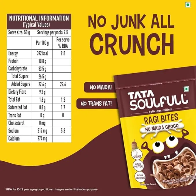 Tata Soulfull Ragi Bites No Maida Choco 170 g view 3