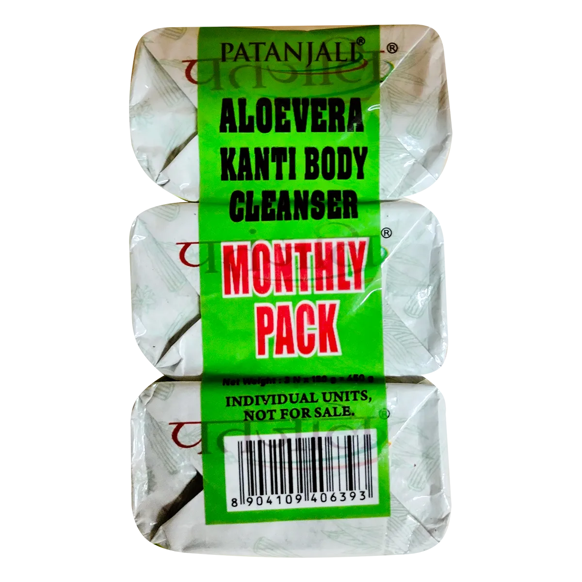 Patanjali Aloevera Kanti Body Cleanser Monthly Pack 450 g view 2