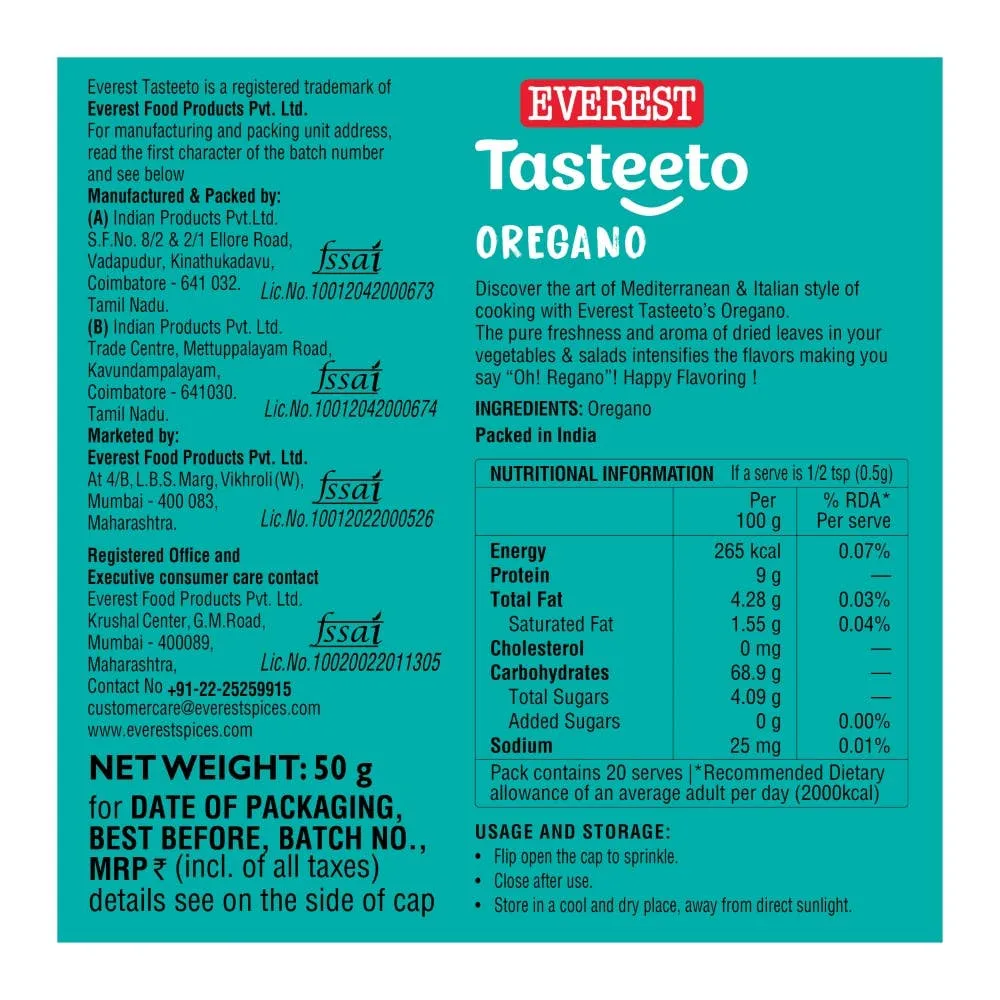 Everest Oregano 10 g view 2