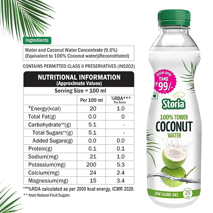 Storia Tender Coconut Water 750 ml view 3