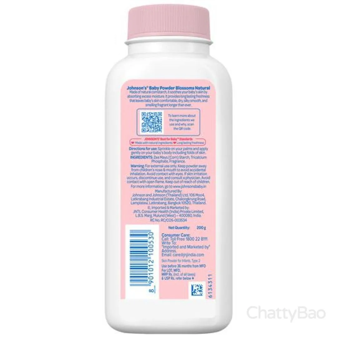 Johnson's Baby Powder 200 g view 2