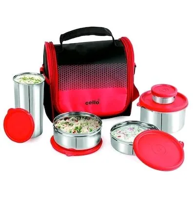 Cello Max Fresh Matiz Lunch Combo, Blue, 1 Pcs view 3