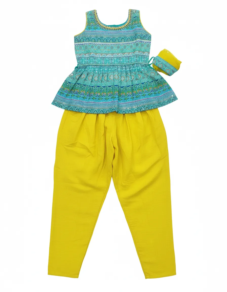 Girls Ethnic Wear Set,,,,, view 2