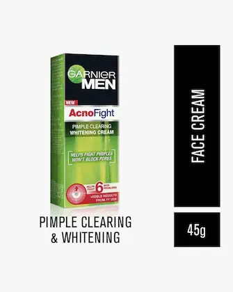 Garnier Men Acno Fight Pimple Clearing Whitening Cream 45 g view 3