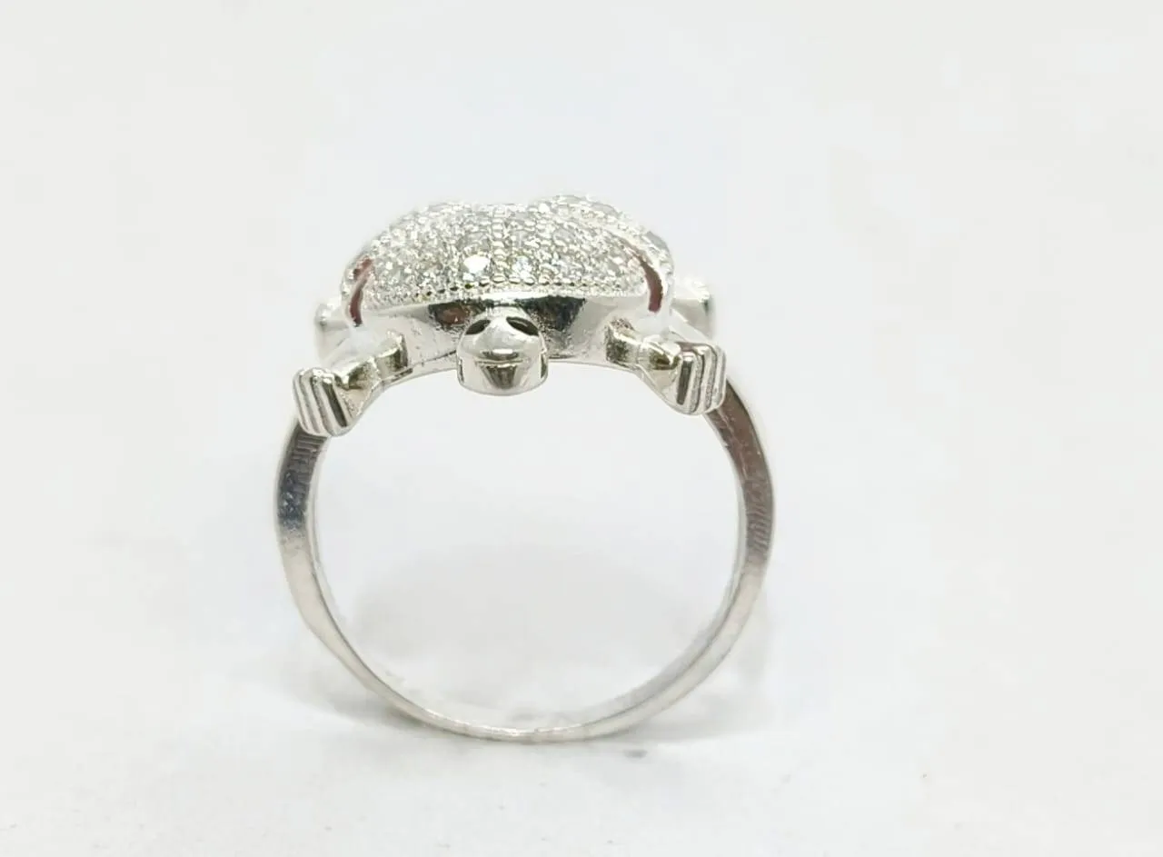 Silver Turtle Ring (AVSR-101) view 2