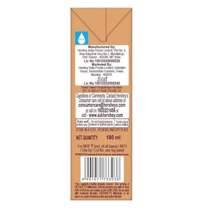 Hersheys Milkshake Coffee Mocha Flavor 180 ml view 3