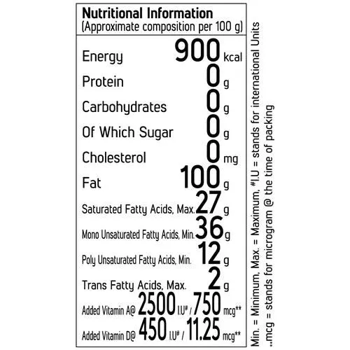 Fortune Refined Groundnut Oil Bottle 1 L view 3