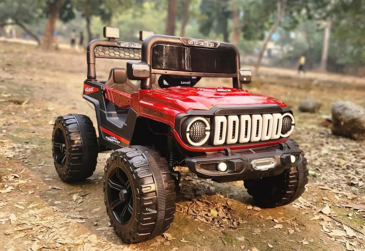 Ride On Jeep For Kids Red view 3