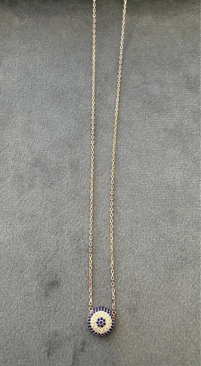 Evil Eye Pendant Necklace view 2