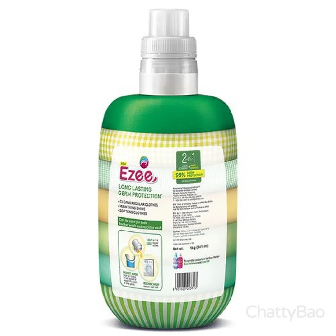Godrej Ezee 2-In-1 Liquid Detergent + Fabric Sanitizer 1 Kg view 2